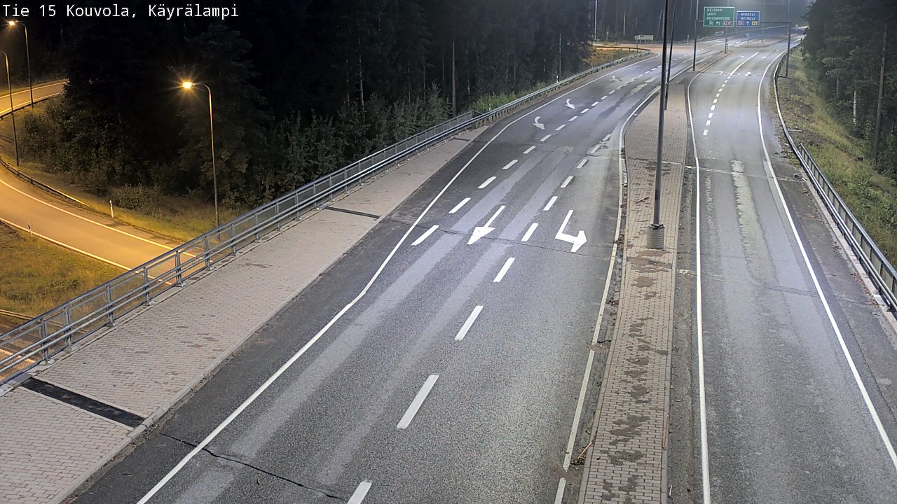 Kelikamerat Kuva Tie 15 Kouvola, Käyrälampi, Kouvola, Kymenlaakso