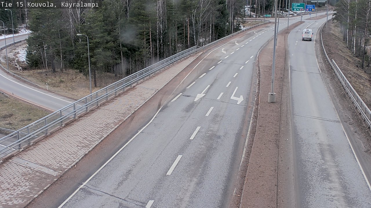 Kelikamerat Kuva Tie 15 Kouvola, Käyrälampi, Kouvola, Kymenlaakso