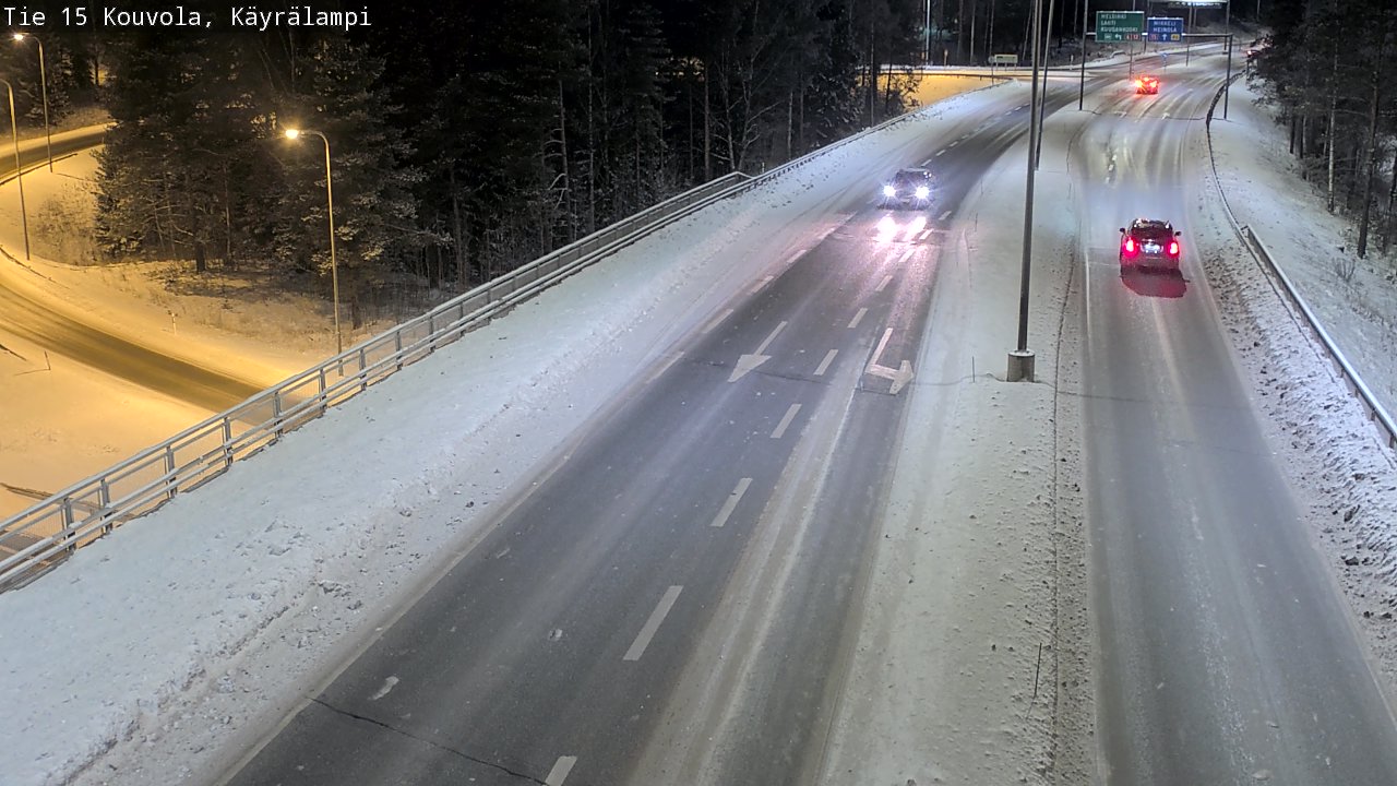 Kelikamerat Kuva Tie 15 Kouvola, Käyrälampi, Kouvola, Kymenlaakso