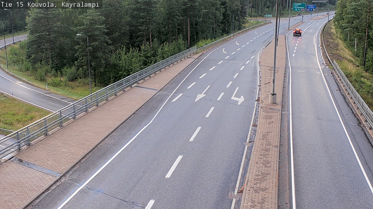 Kelikamerat Kuva Tie 15 Kouvola, Käyrälampi, Kouvola, Kymenlaakso