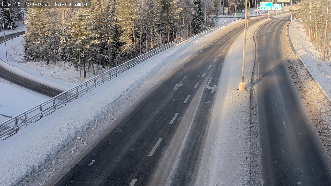 Kelikamerat Kuva Tie 15 Kouvola, Käyrälampi, Kouvola, Kymenlaakso