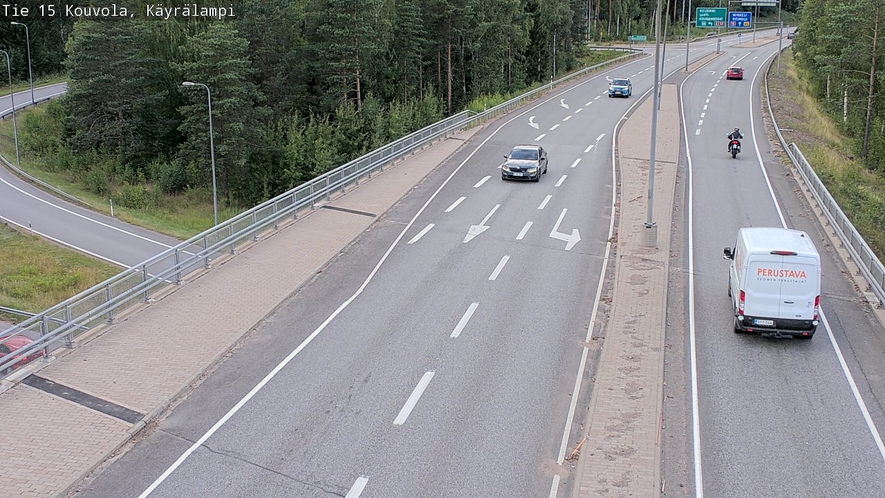 Kelikamerat Kuva Tie 15 Kouvola, Käyrälampi, Kouvola, Kymenlaakso