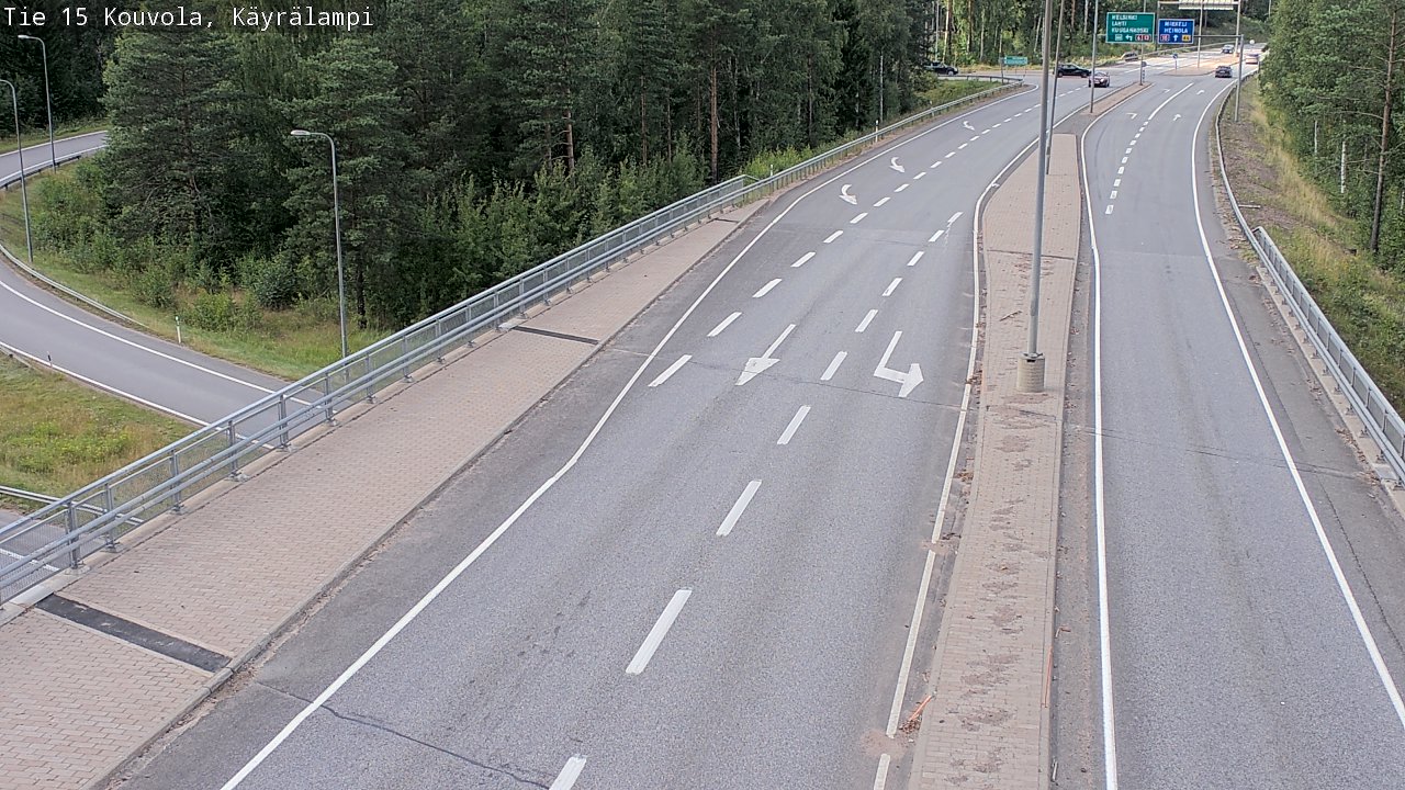 Kelikamerat Kuva Tie 15 Kouvola, Käyrälampi, Kouvola, Kymenlaakso