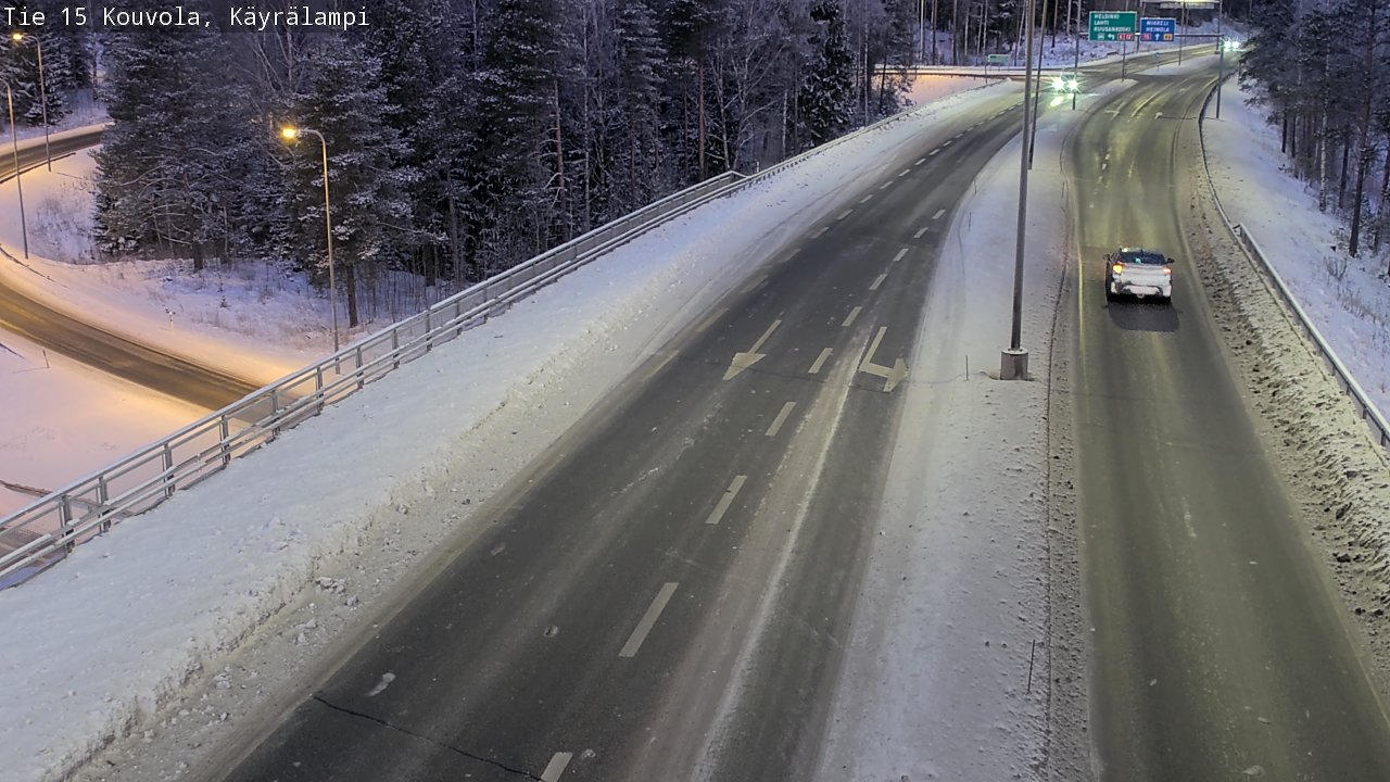 Kelikamerat Kuva Tie 15 Kouvola, Käyrälampi, Kouvola, Kymenlaakso