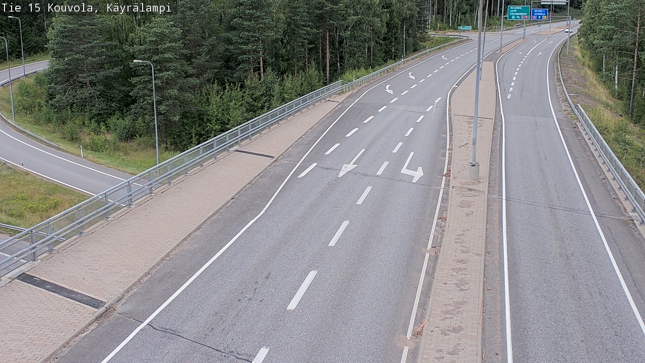 Kelikamerat Kuva Tie 15 Kouvola, Käyrälampi, Kouvola, Kymenlaakso