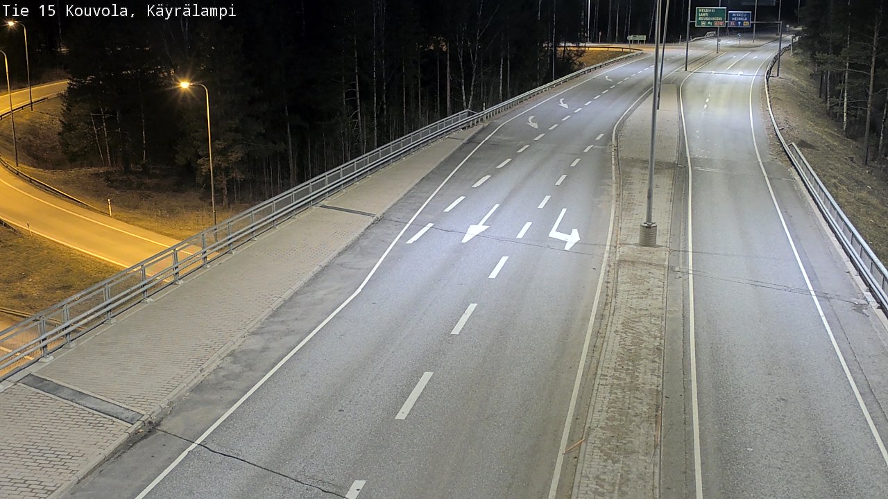 Kelikamerat Kuva Tie 15 Kouvola, Käyrälampi, Kouvola, Kymenlaakso