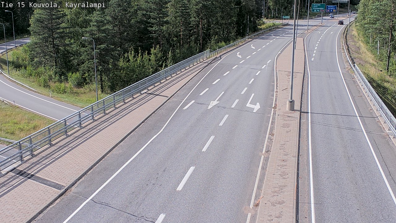 Kelikamerat Kuva Tie 15 Kouvola, Käyrälampi, Kouvola, Kymenlaakso