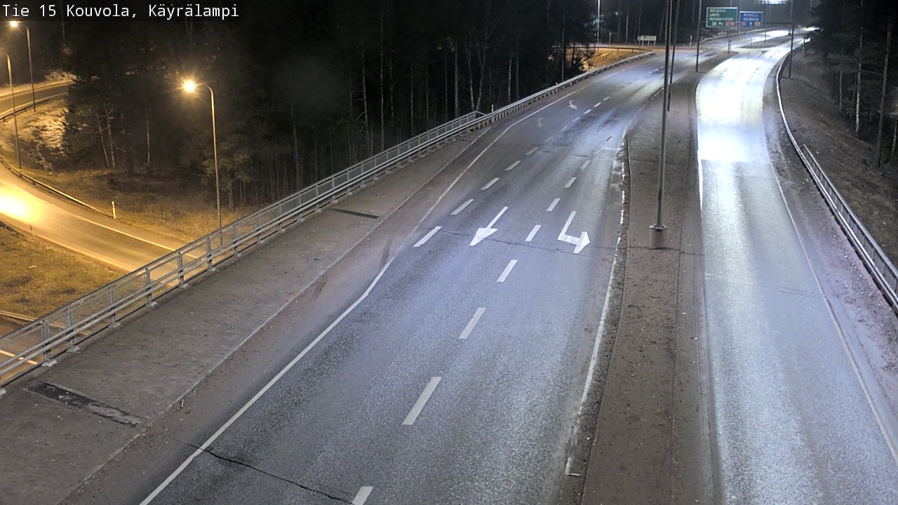 Kelikamerat Kuva Tie 15 Kouvola, Käyrälampi, Kouvola, Kymenlaakso