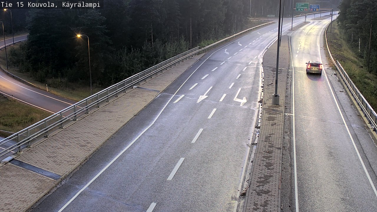 Kelikamerat Kuva Tie 15 Kouvola, Käyrälampi, Kouvola, Kymenlaakso