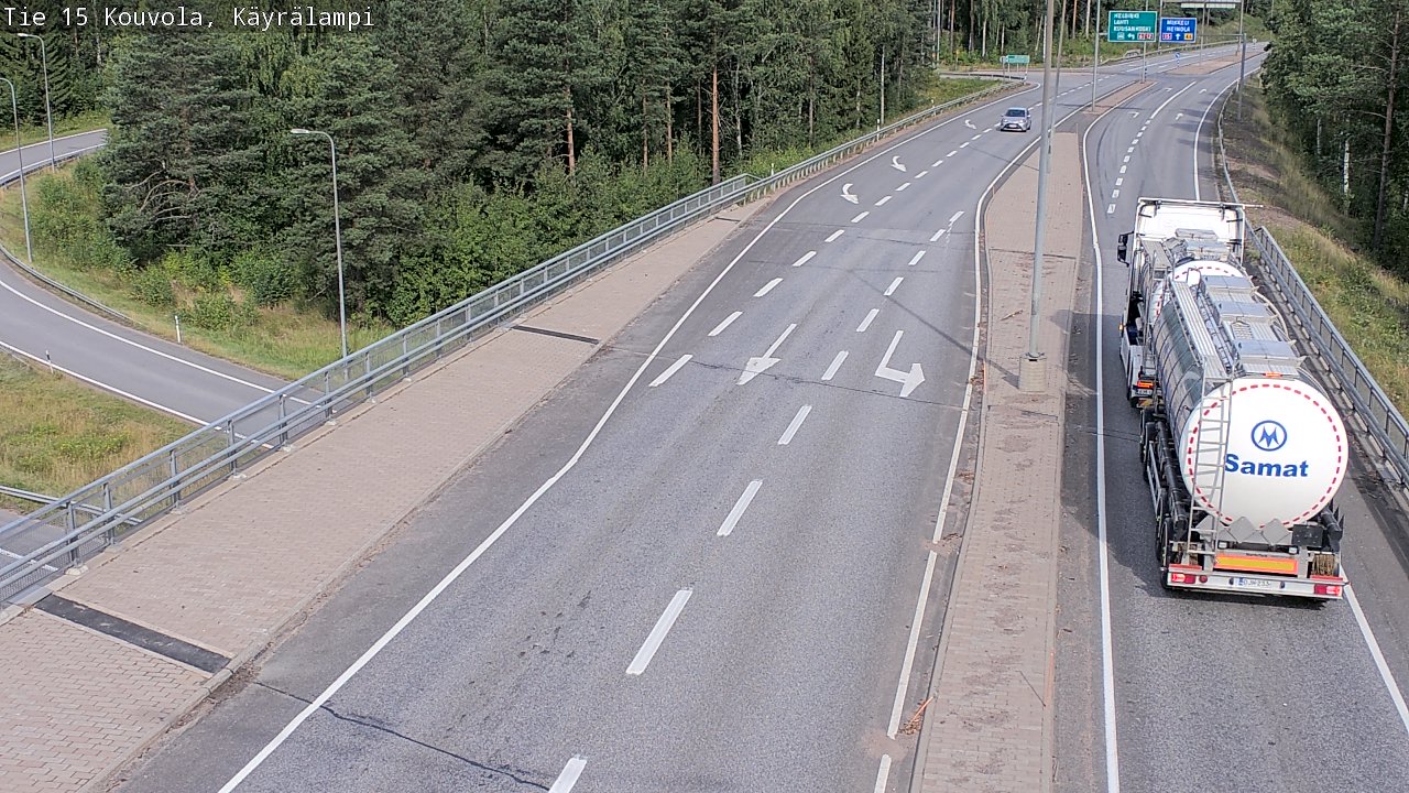 Kelikamerat Kuva Tie 15 Kouvola, Käyrälampi, Kouvola, Kymenlaakso