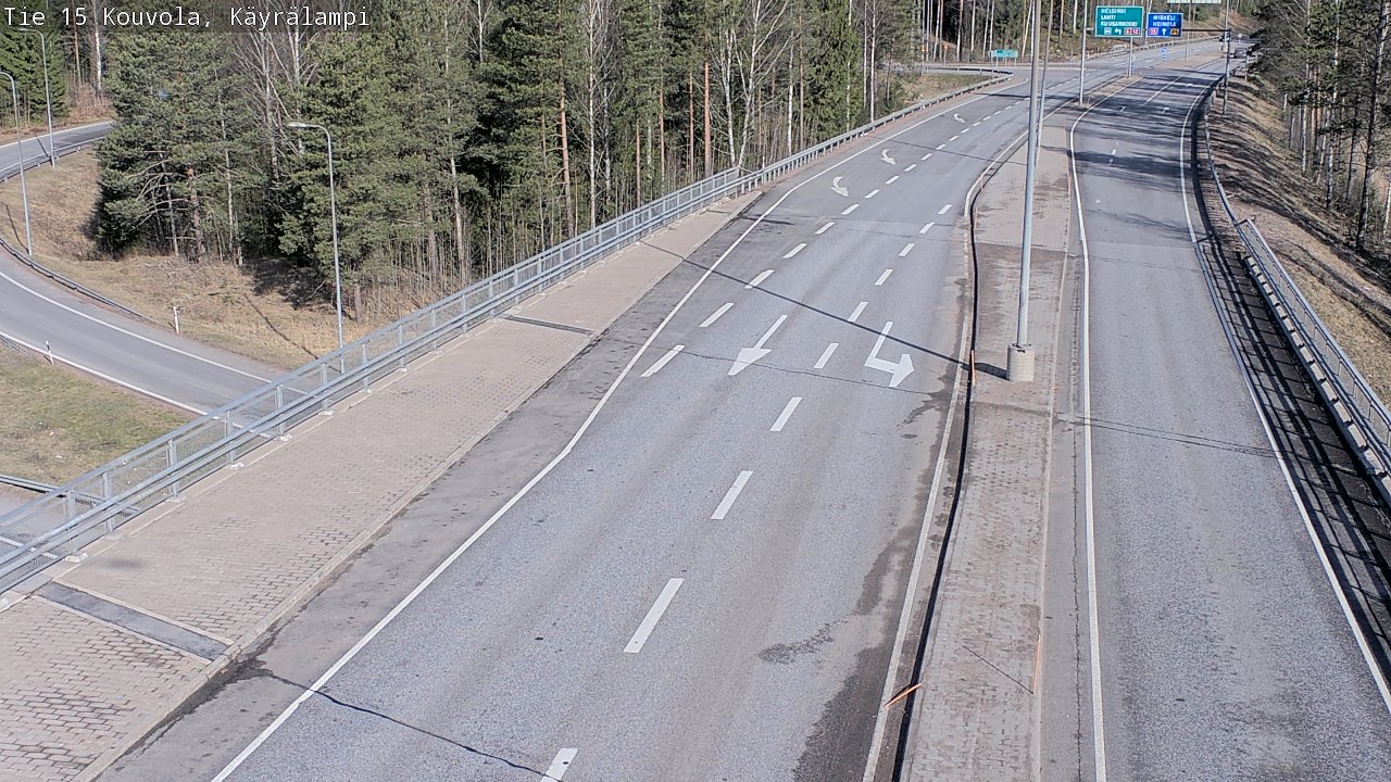 Kelikamerat Kuva Tie 15 Kouvola, Käyrälampi, Kouvola, Kymenlaakso