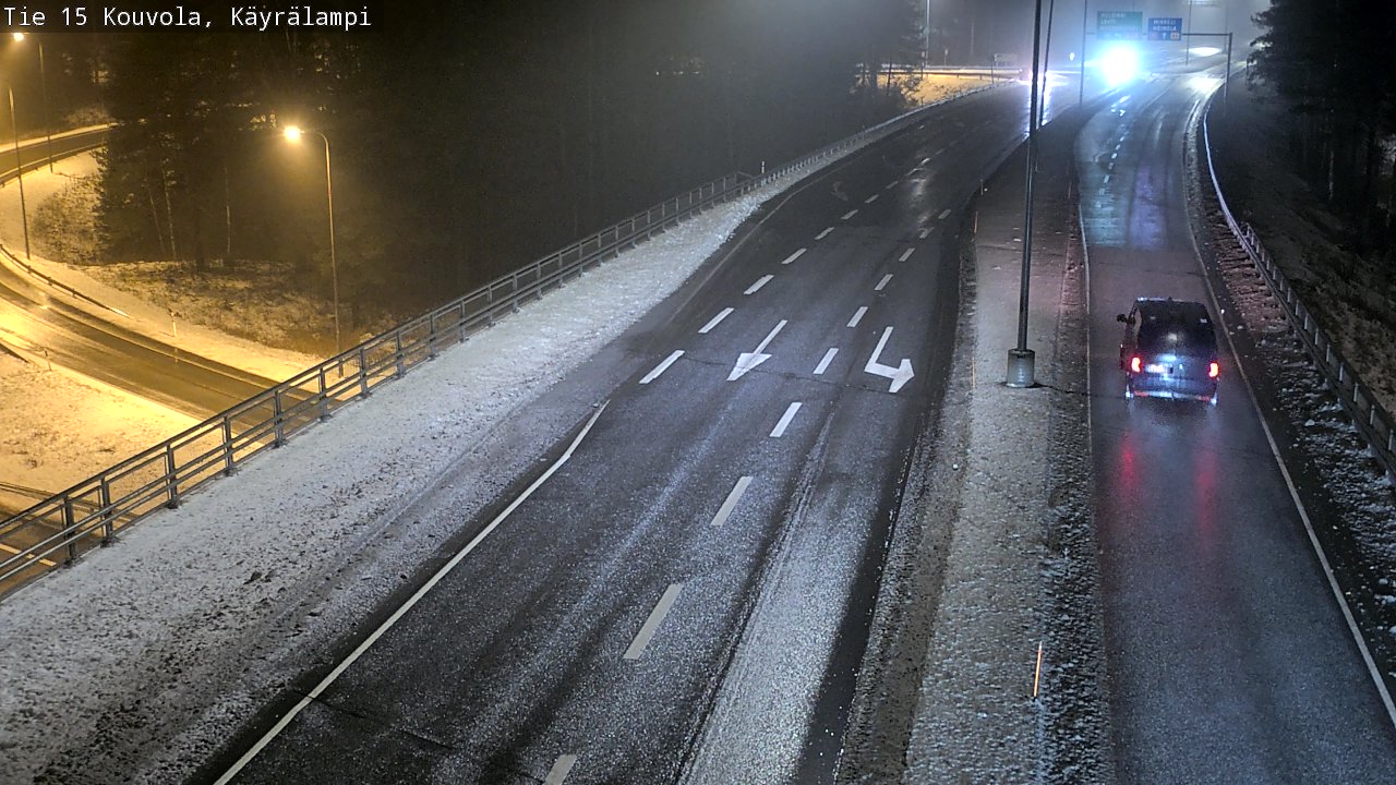 Weather Camera Image Väg 15 Kouvola, Käyrälampi, Kouvola, Kymenlaakso