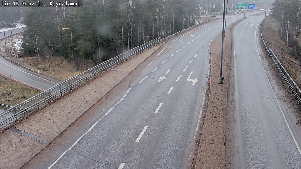 Kelikamerat Kuva Tie 15 Kouvola, Käyrälampi, Kouvola, Kymenlaakso