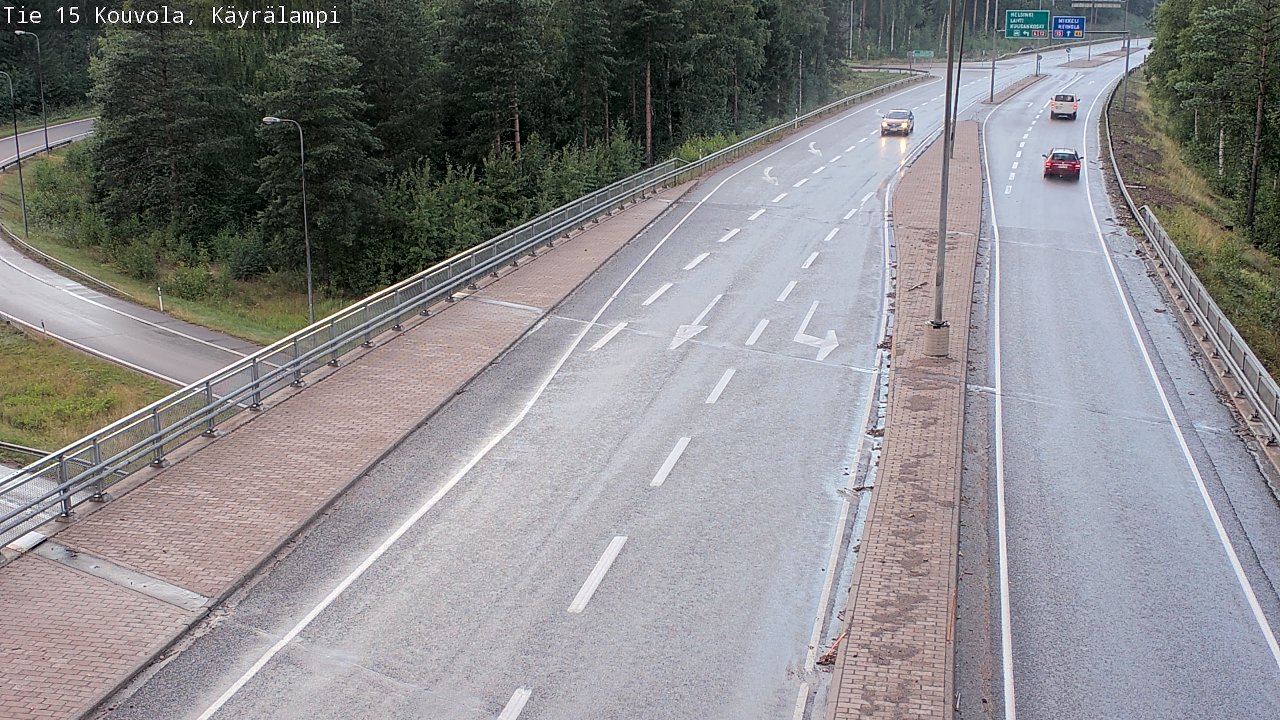 Kelikamerat Kuva Tie 15 Kouvola, Käyrälampi, Kouvola, Kymenlaakso