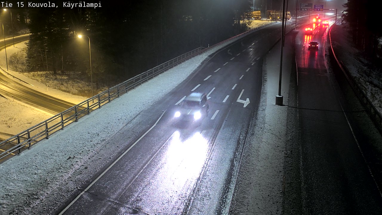 Weather Camera Image Väg 15 Kouvola, Käyrälampi, Kouvola, Kymenlaakso