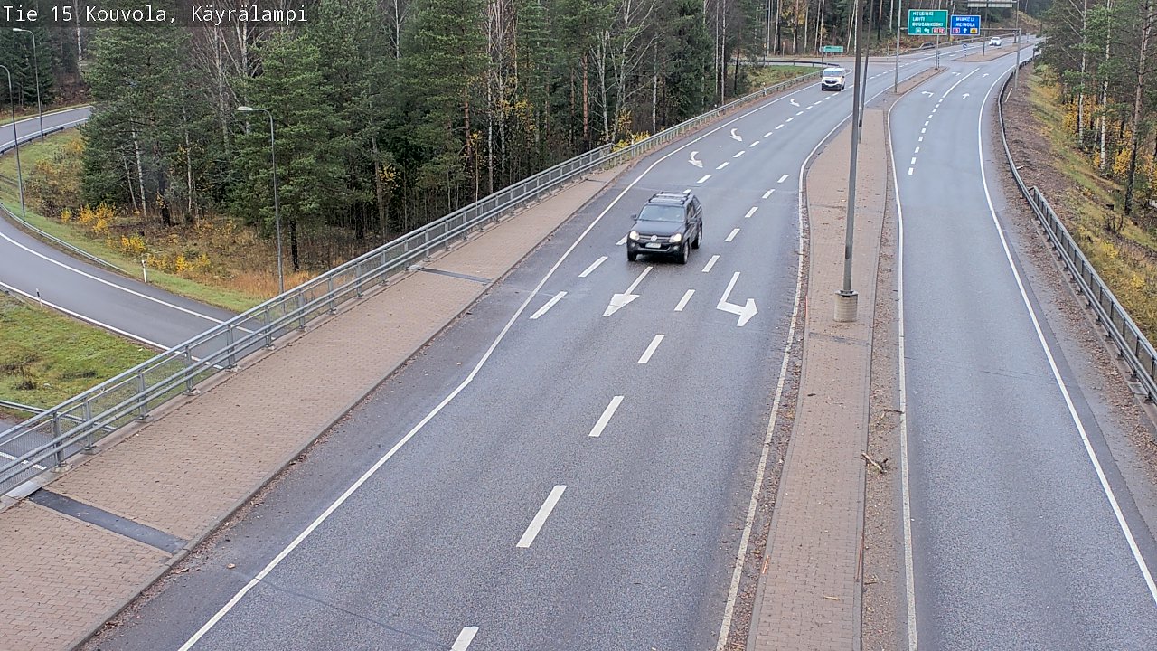 Kelikamerat Kuva Tie 15 Kouvola, Käyrälampi, Kouvola, Kymenlaakso