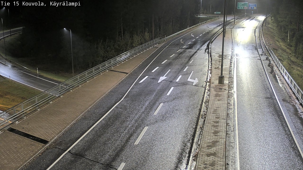 Weather Camera Image Road 15 Kouvola, Käyrälampi, Kouvola, Kymenlaakso