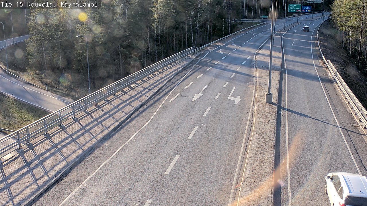 Kelikamerat Kuva Tie 15 Kouvola, Käyrälampi, Kouvola, Kymenlaakso