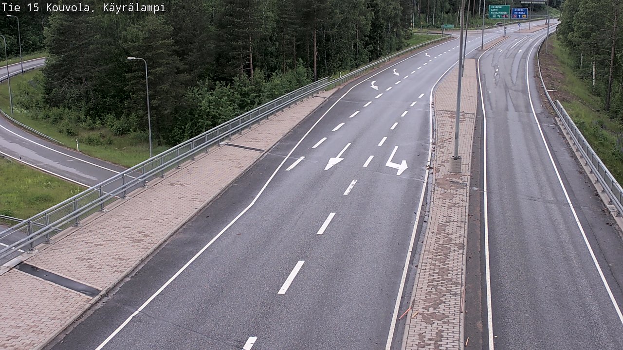 Kelikamerat Kuva Tie 15 Kouvola, Käyrälampi, Kouvola, Kymenlaakso
