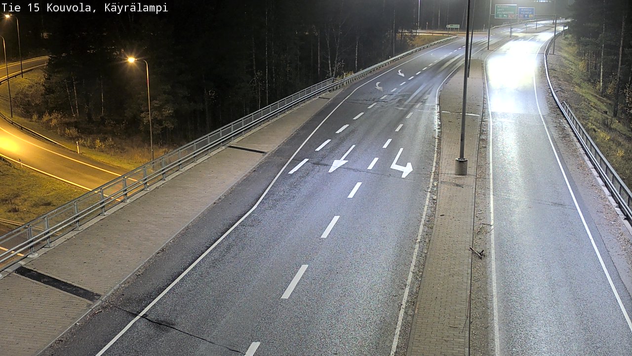 Kelikamerat Kuva Tie 15 Kouvola, Käyrälampi, Kouvola, Kymenlaakso