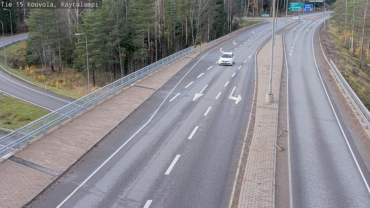 Kelikamerat Kuva Tie 15 Kouvola, Käyrälampi, Kouvola, Kymenlaakso