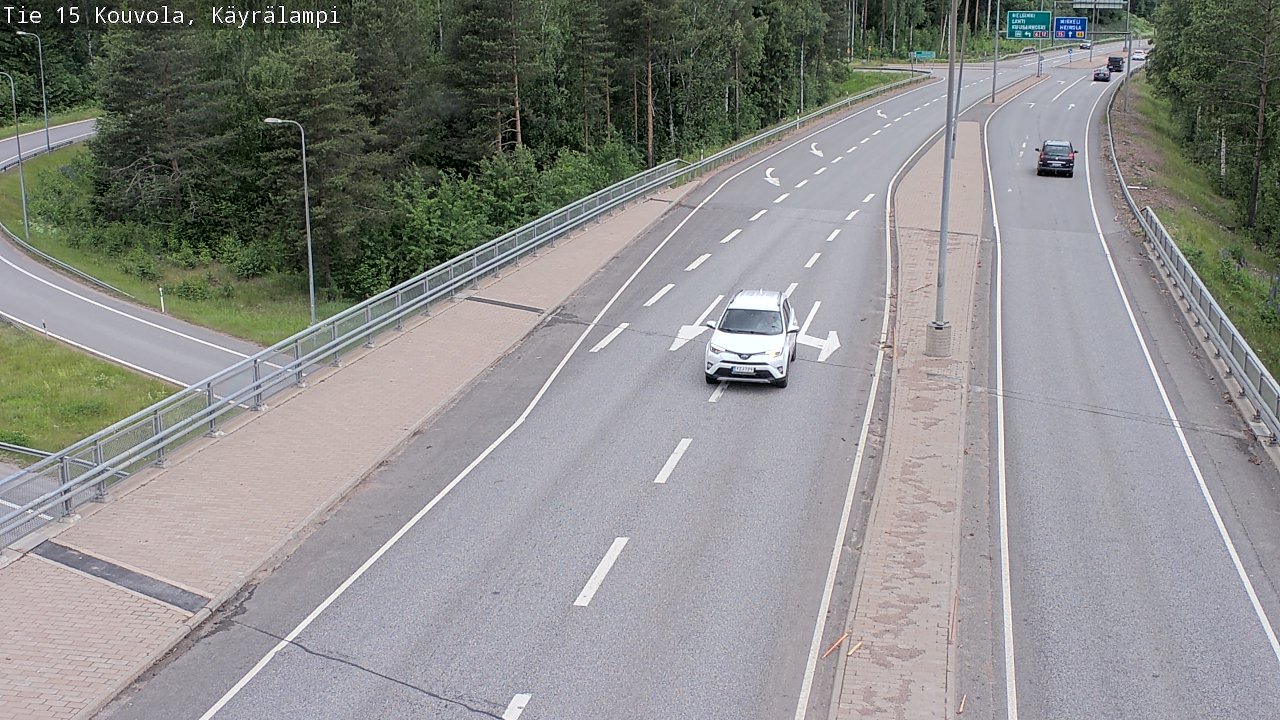 Kelikamerat Kuva Tie 15 Kouvola, Käyrälampi, Kouvola, Kymenlaakso