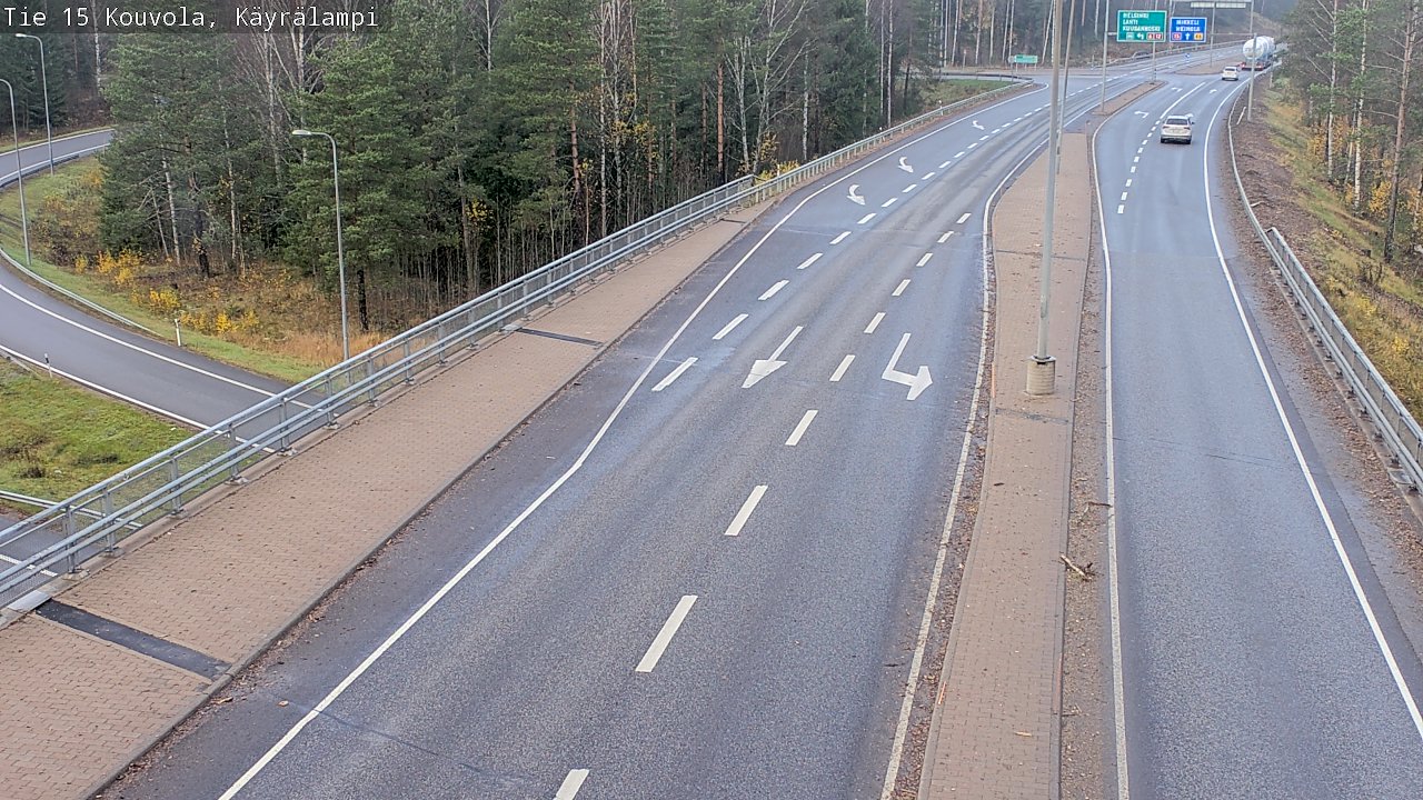 Kelikamerat Kuva Tie 15 Kouvola, Käyrälampi, Kouvola, Kymenlaakso