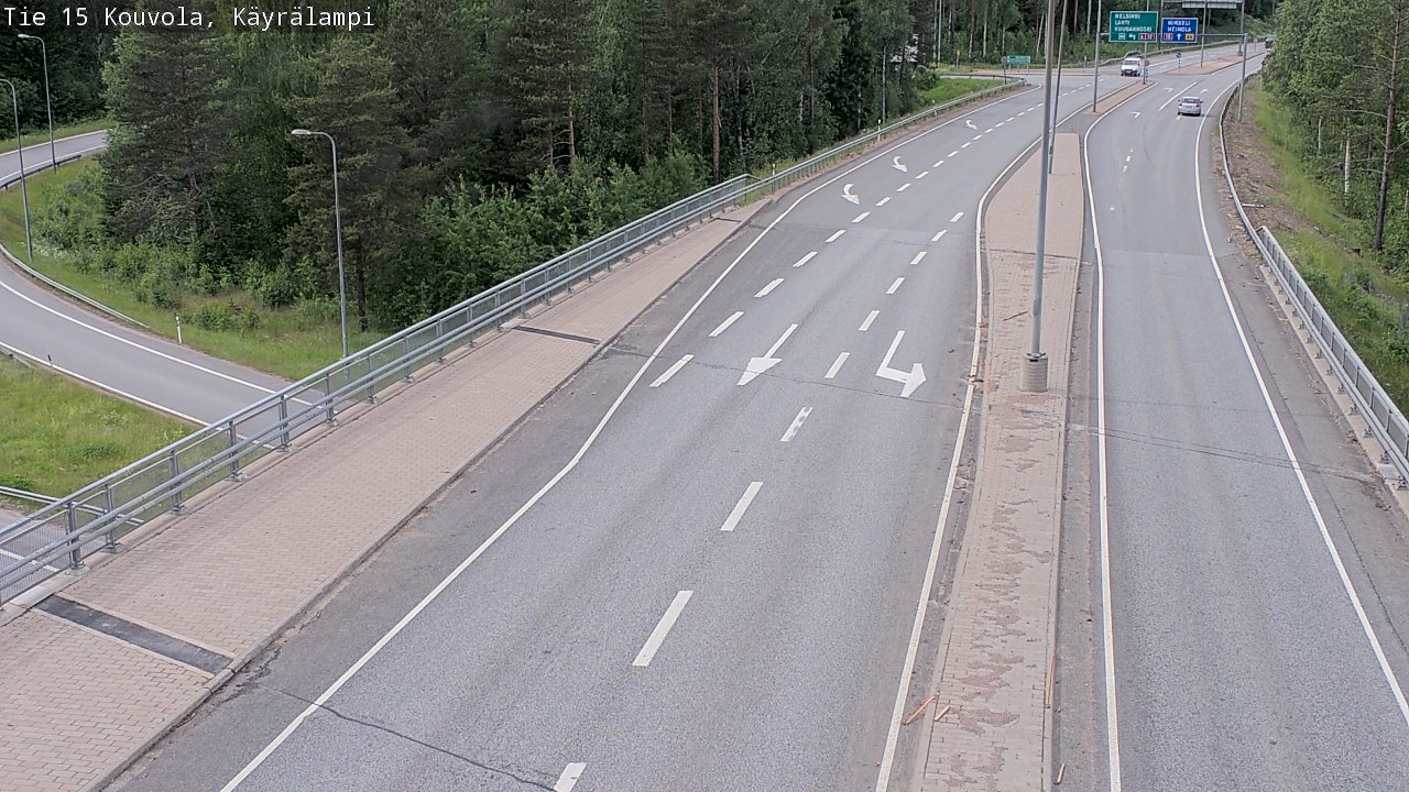 Kelikamerat Kuva Tie 15 Kouvola, Käyrälampi, Kouvola, Kymenlaakso