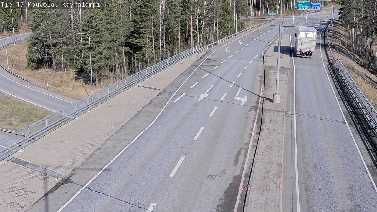 Kelikamerat Kuva Tie 15 Kouvola, Käyrälampi, Kouvola, Kymenlaakso