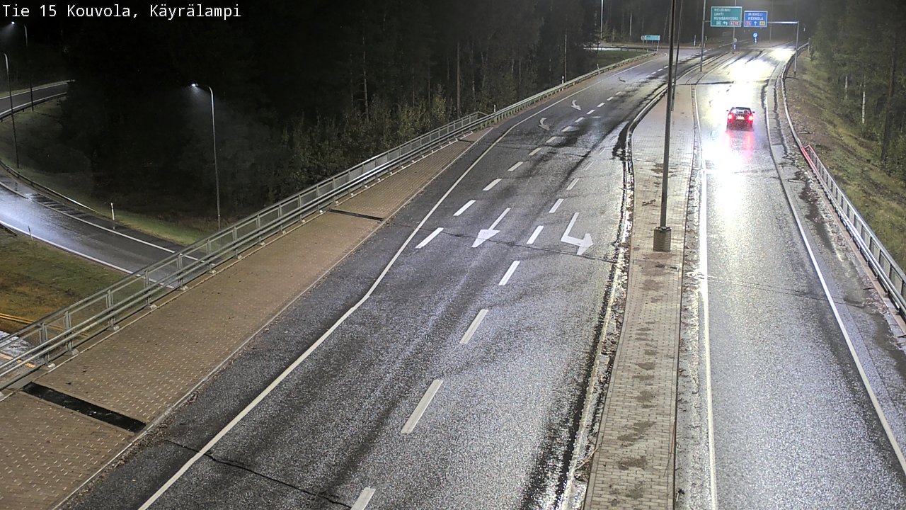 Weather Camera Image Road 15 Kouvola, Käyrälampi, Kouvola, Kymenlaakso