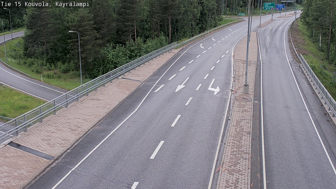 Kelikamerat Kuva Tie 15 Kouvola, Käyrälampi, Kouvola, Kymenlaakso