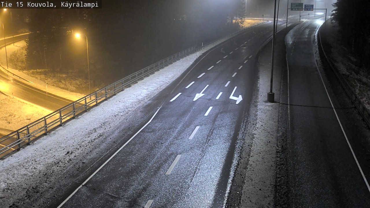 Weather Camera Image Väg 15 Kouvola, Käyrälampi, Kouvola, Kymenlaakso