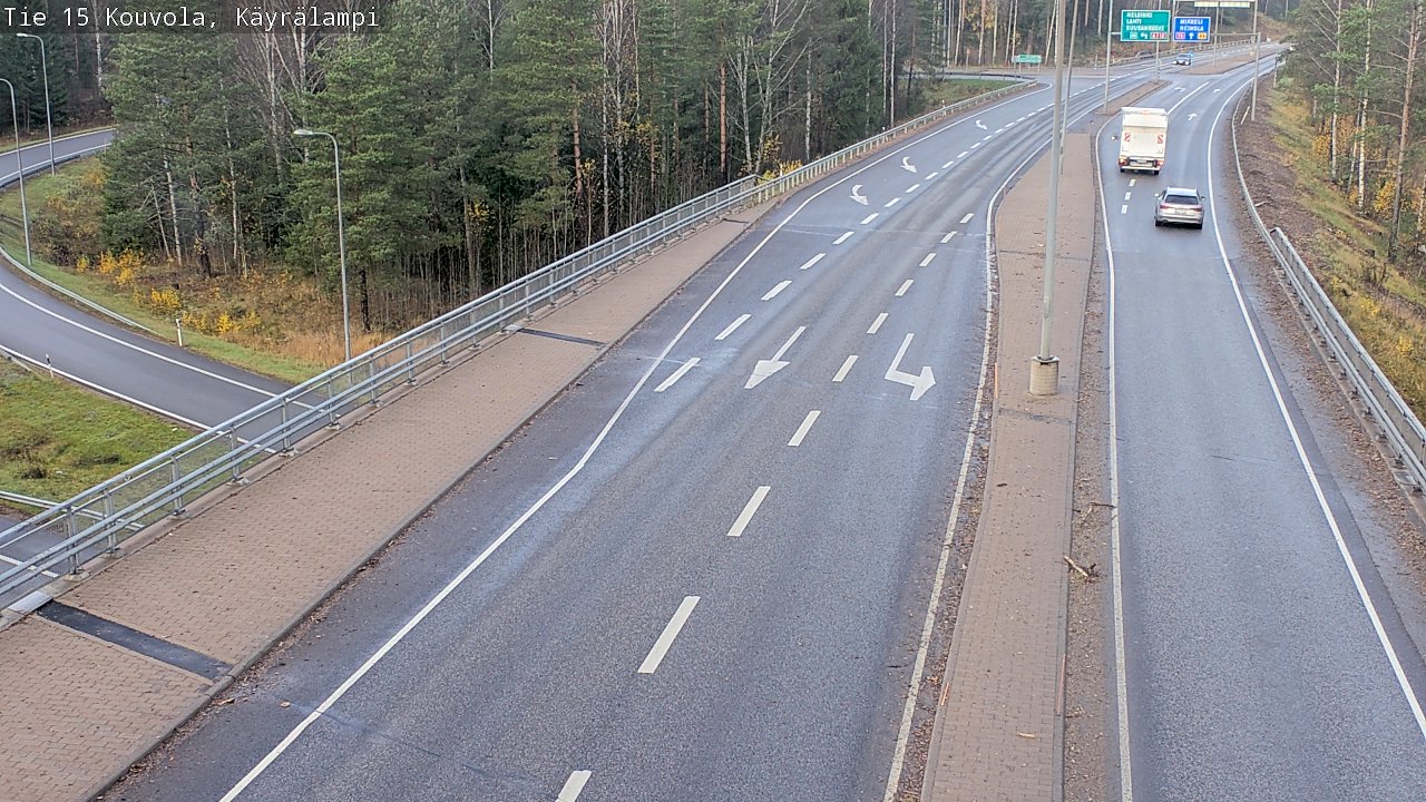 Kelikamerat Kuva Tie 15 Kouvola, Käyrälampi, Kouvola, Kymenlaakso