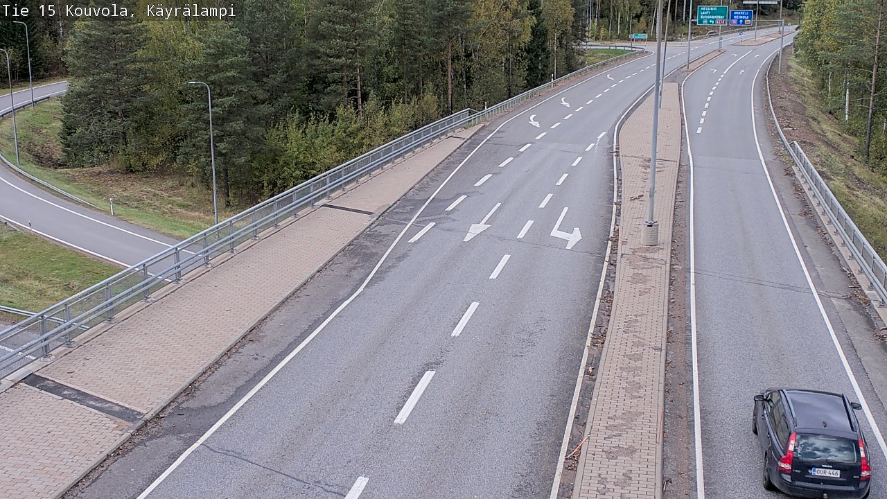 Weather Camera Image Road 15 Kouvola, Käyrälampi, Kouvola, Kymenlaakso