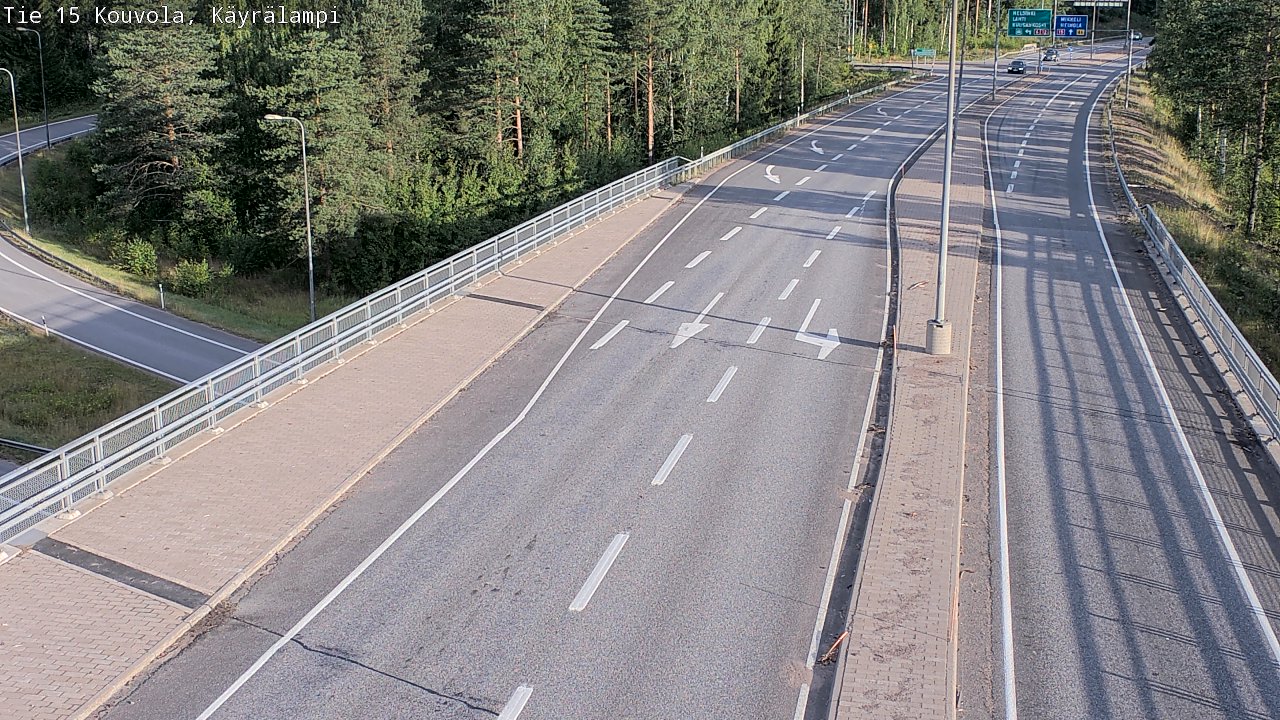 Kelikamerat Kuva Tie 15 Kouvola, Käyrälampi, Kouvola, Kymenlaakso
