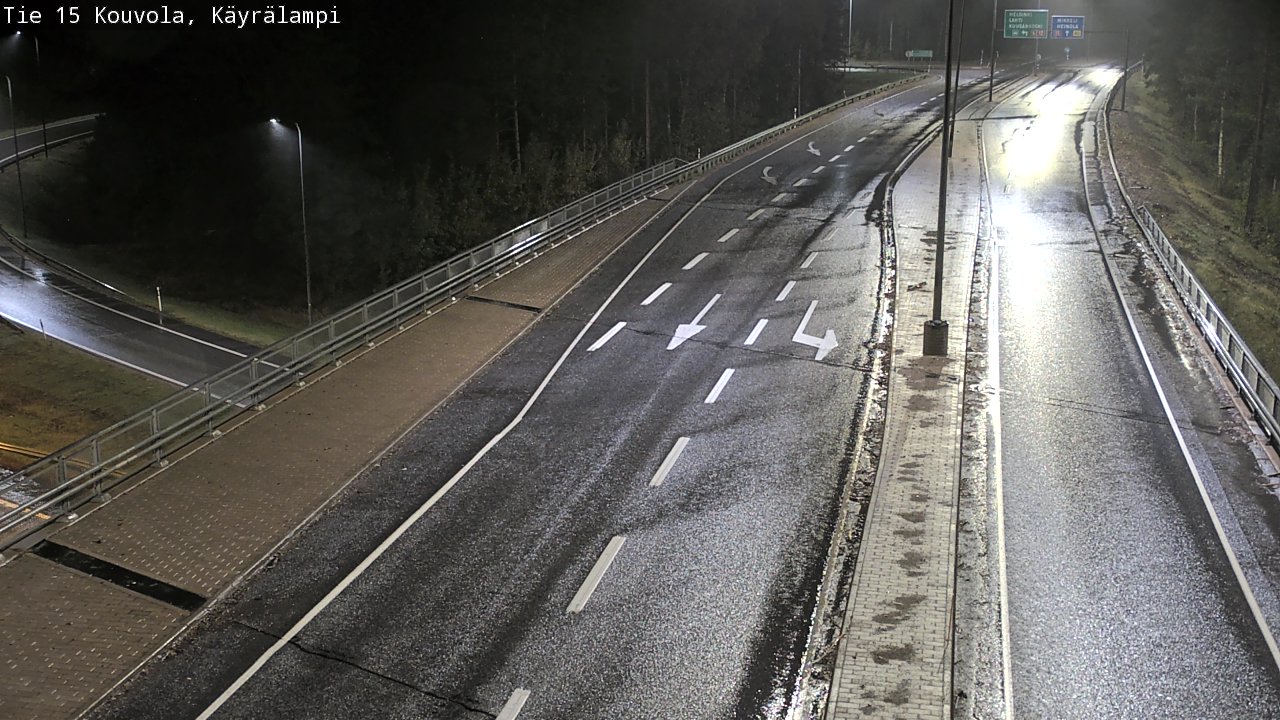 Weather Camera Image Road 15 Kouvola, Käyrälampi, Kouvola, Kymenlaakso