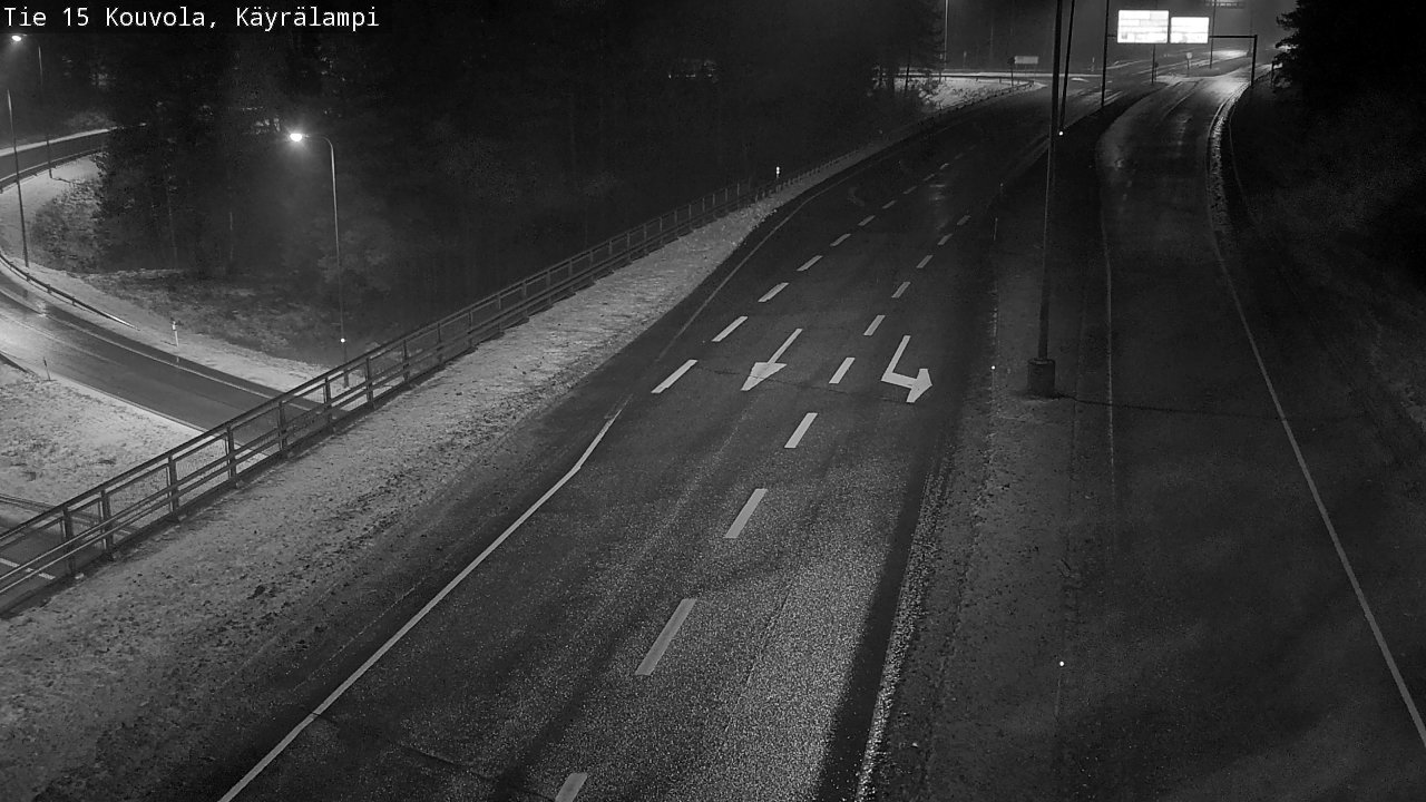 Weather Camera Image Väg 15 Kouvola, Käyrälampi, Kouvola, Kymenlaakso