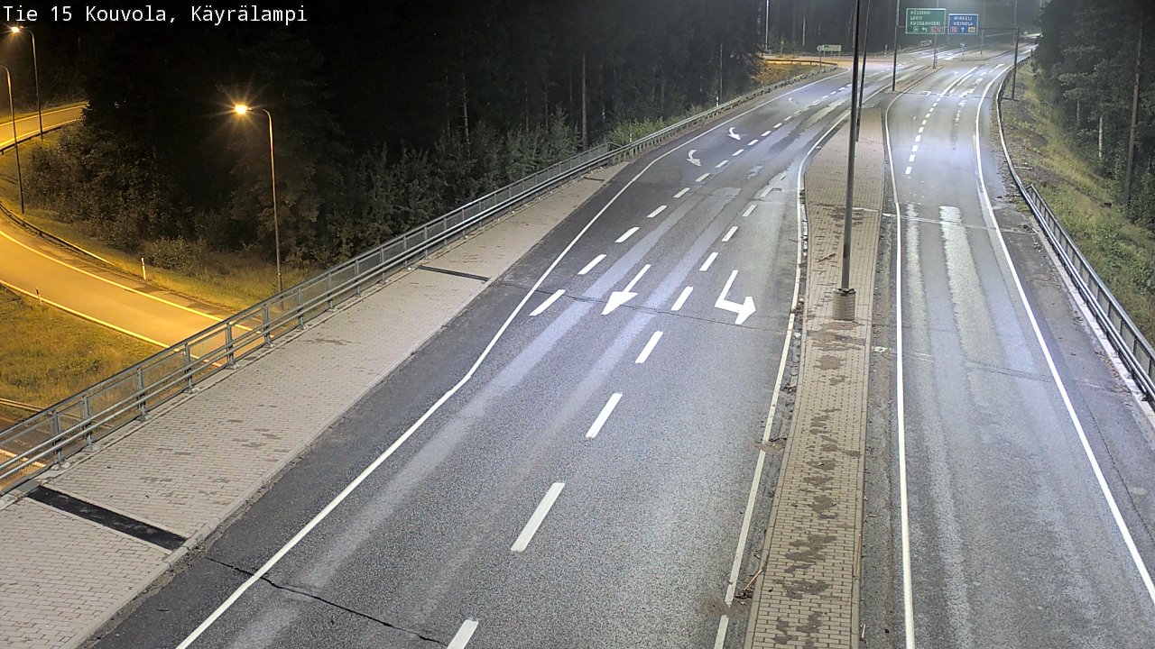 Kelikamerat Kuva Tie 15 Kouvola, Käyrälampi, Kouvola, Kymenlaakso
