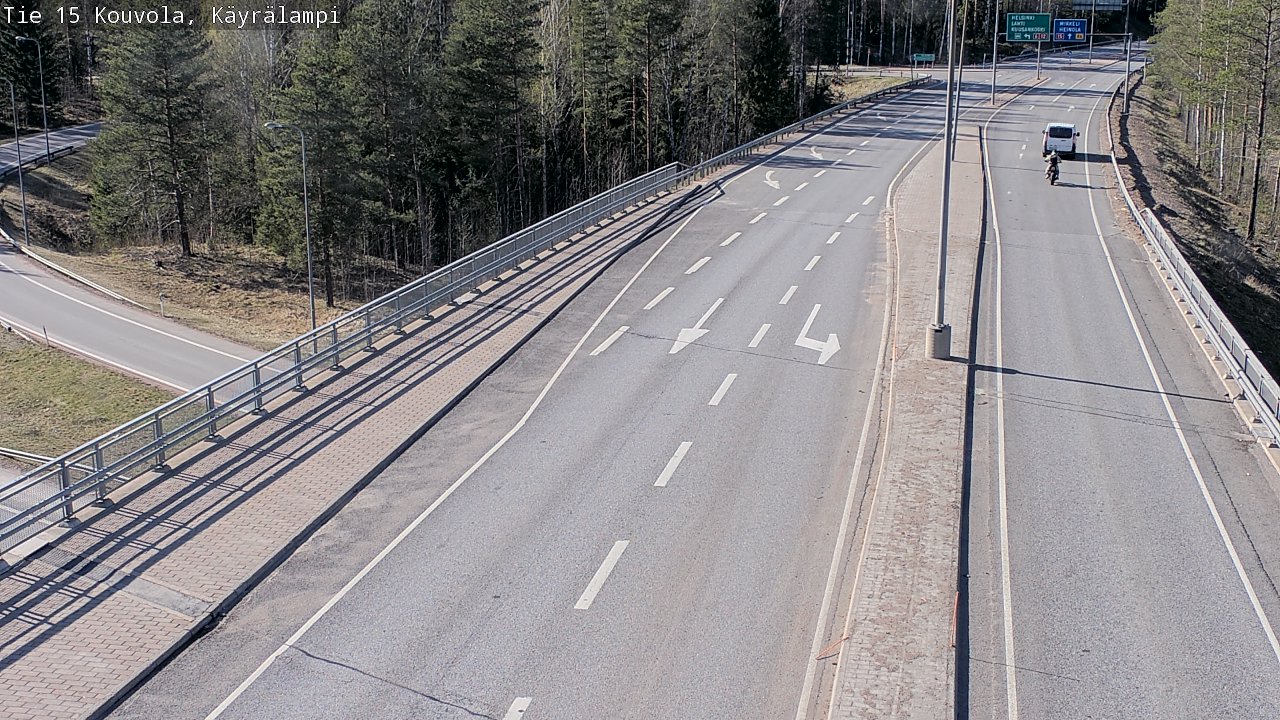 Kelikamerat Kuva Tie 15 Kouvola, Käyrälampi, Kouvola, Kymenlaakso