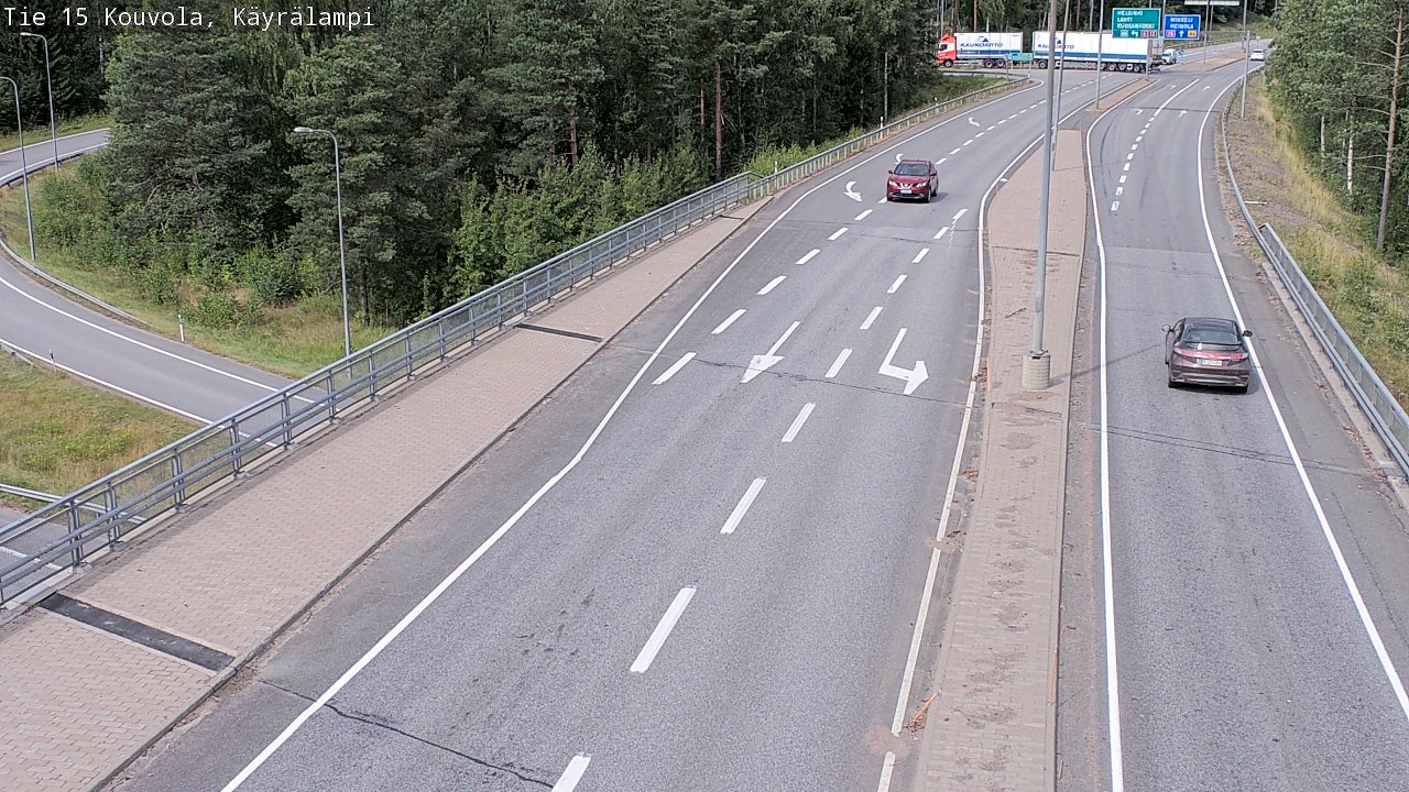 Kelikamerat Kuva Tie 15 Kouvola, Käyrälampi, Kouvola, Kymenlaakso