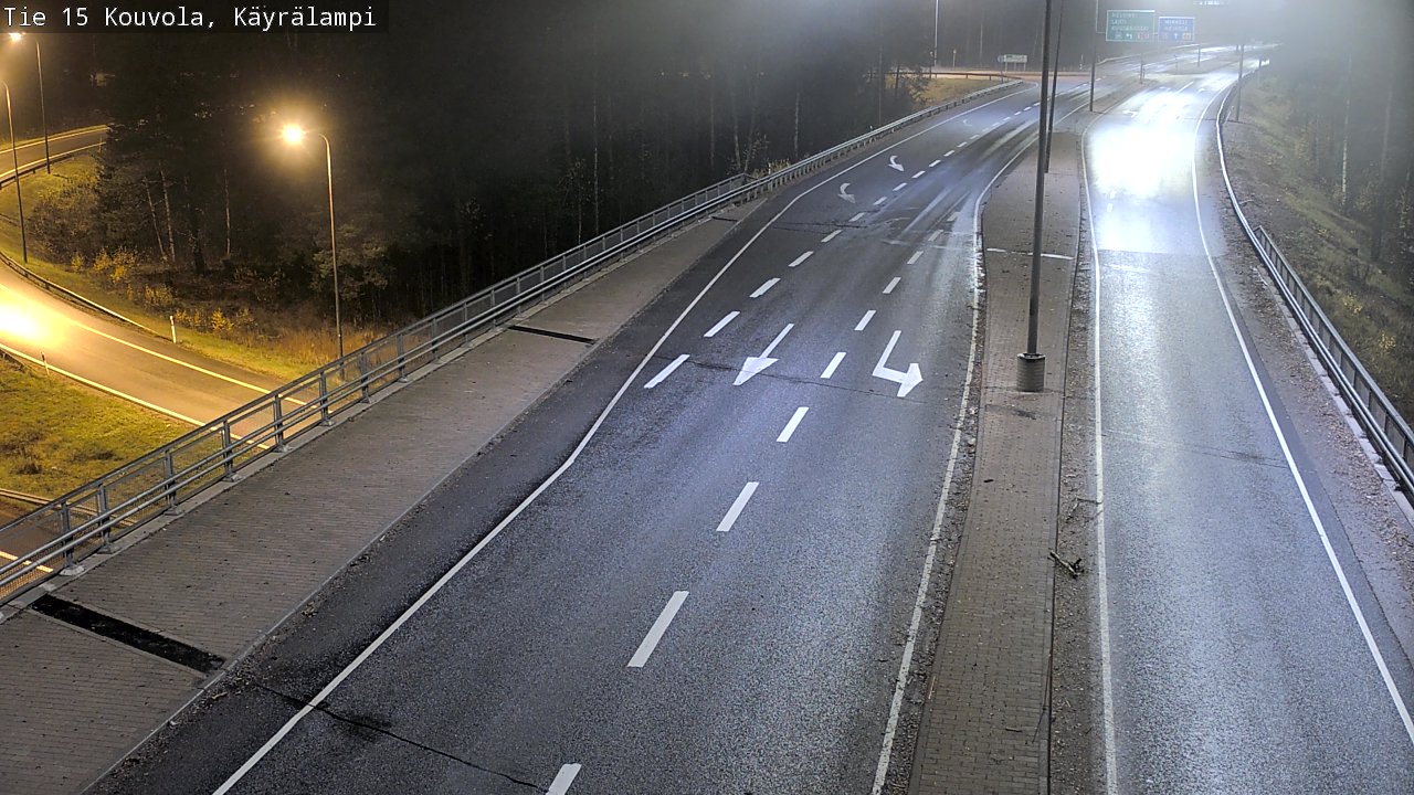 Kelikamerat Kuva Tie 15 Kouvola, Käyrälampi, Kouvola, Kymenlaakso