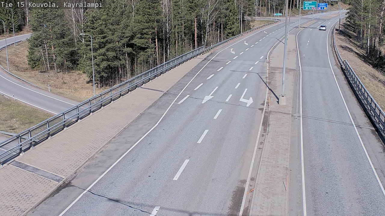 Kelikamerat Kuva Tie 15 Kouvola, Käyrälampi, Kouvola, Kymenlaakso