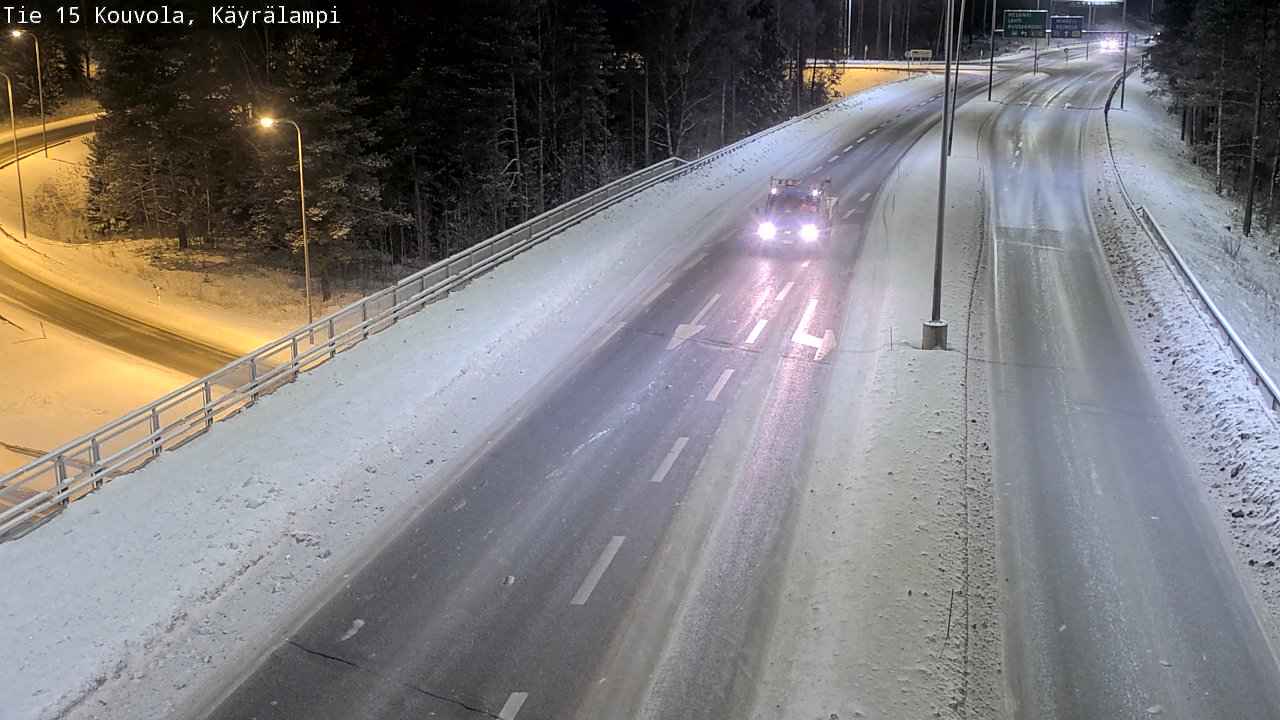 Kelikamerat Kuva Tie 15 Kouvola, Käyrälampi, Kouvola, Kymenlaakso