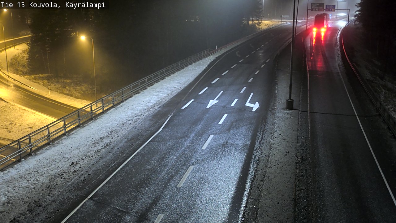 Weather Camera Image Väg 15 Kouvola, Käyrälampi, Kouvola, Kymenlaakso