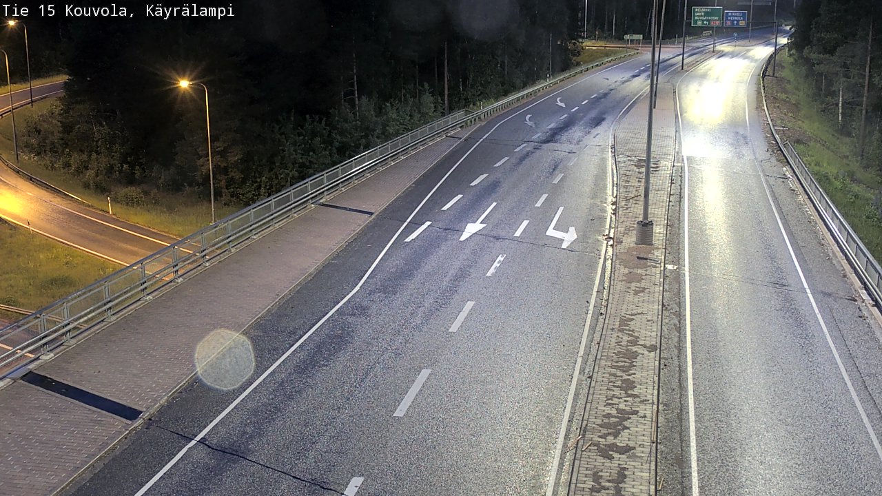 Kelikamerat Kuva Tie 15 Kouvola, Käyrälampi, Kouvola, Kymenlaakso