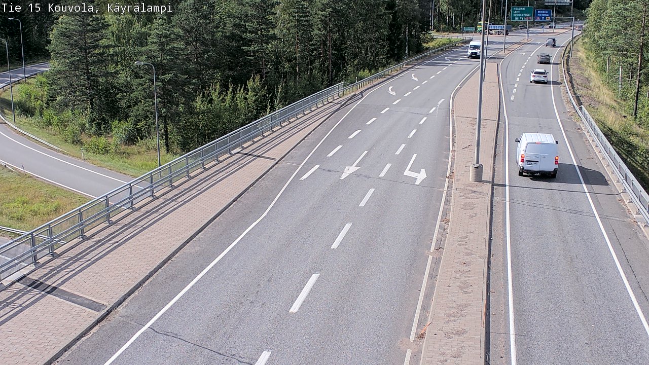 Kelikamerat Kuva Tie 15 Kouvola, Käyrälampi, Kouvola, Kymenlaakso