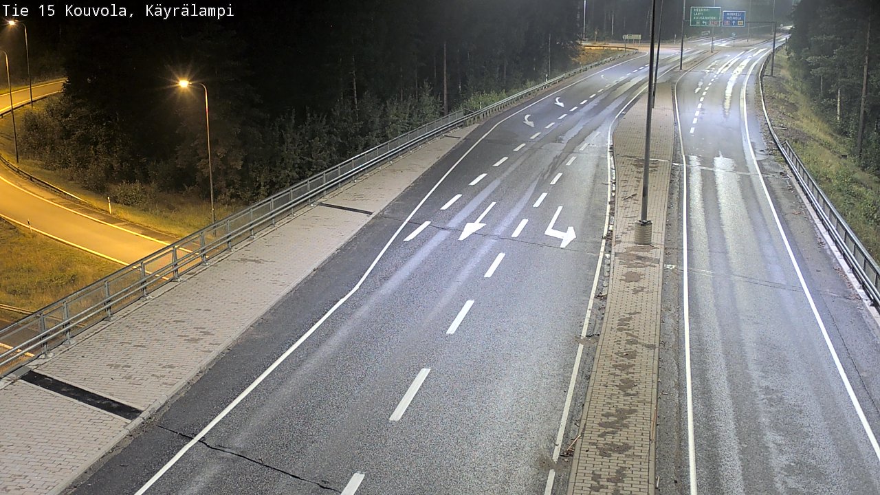Kelikamerat Kuva Tie 15 Kouvola, Käyrälampi, Kouvola, Kymenlaakso
