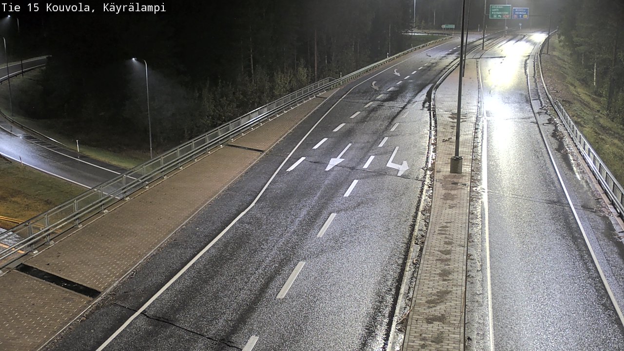 Weather Camera Image Road 15 Kouvola, Käyrälampi, Kouvola, Kymenlaakso
