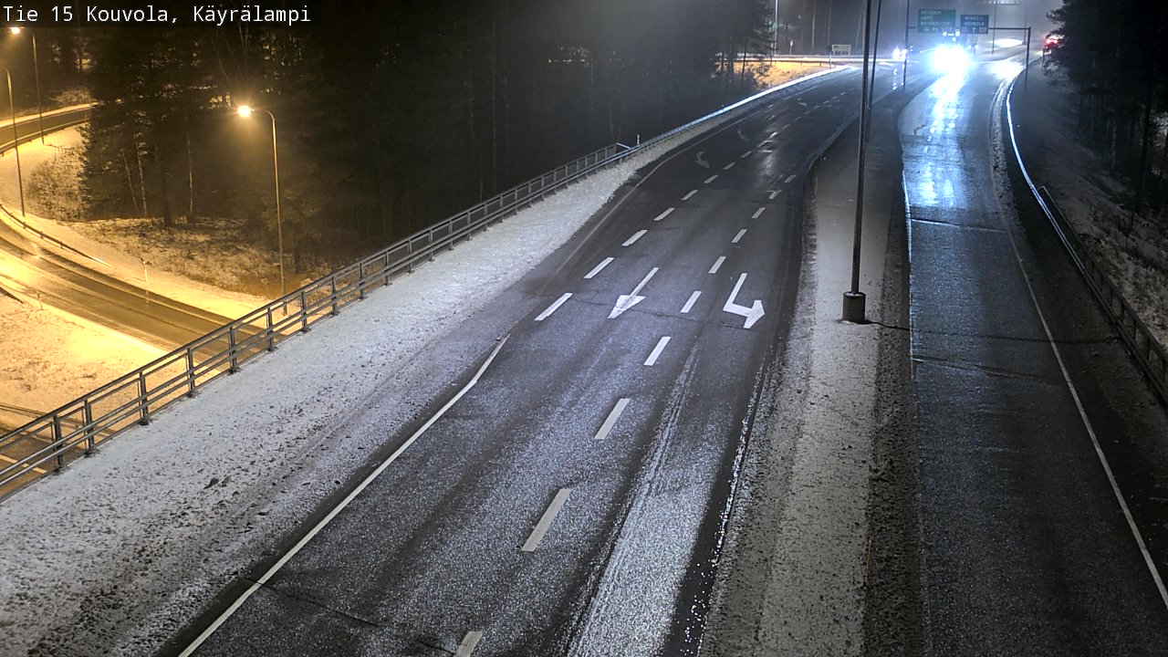 Weather Camera Image Väg 15 Kouvola, Käyrälampi, Kouvola, Kymenlaakso