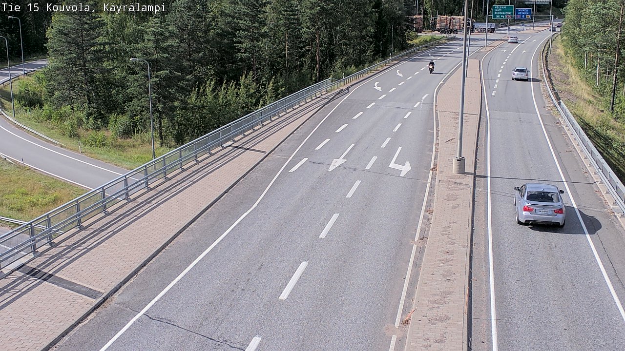Kelikamerat Kuva Tie 15 Kouvola, Käyrälampi, Kouvola, Kymenlaakso